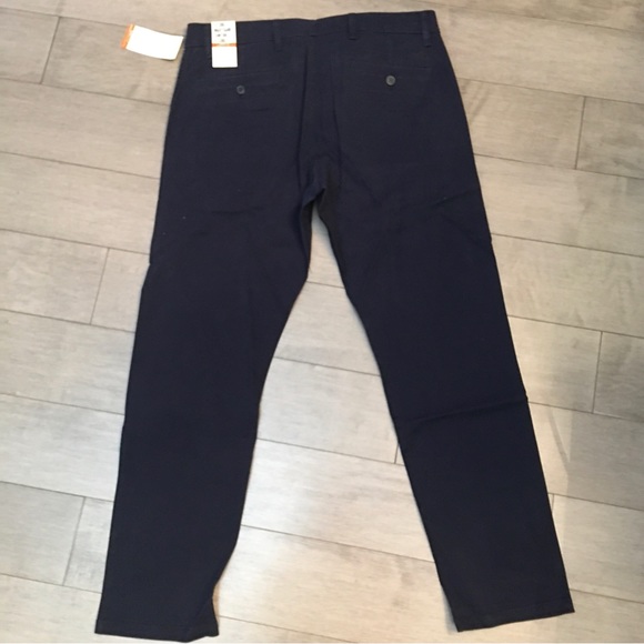 BRAND NEW DOCKERS ULTIMATE SLIM FIT STRECH CHINOS NAVY 34”x30 - Picture 2 of 9